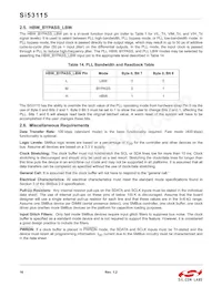 SI53115-A01AGM Datasheet Page 16