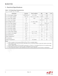 SI53119-A01AGMR Datasheet Page 4
