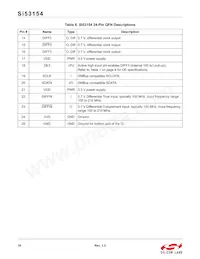 SI53154-A01AGMR Datasheet Page 16
