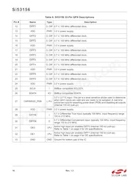 SI53156-A01AGMR Datasheet Page 16