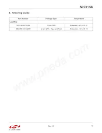 SI53156-A01AGMR Datasheet Page 17