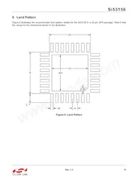 SI53156-A01AGMR Datasheet Page 19