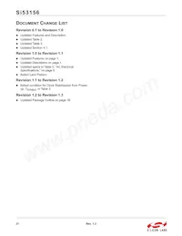 SI53156-A01AGMR Datasheet Pagina 21