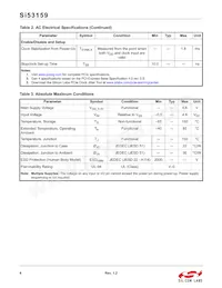 SI53159-A01AGMR Datasheet Pagina 6