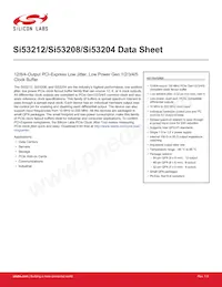 SI53204-A01AGM Datasheet Cover