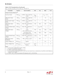 SI5324A-C-GMR Datasheet Page 6
