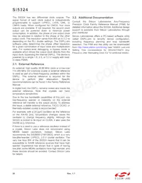 SI5324A-C-GMR Datasheet Page 20