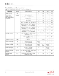 SI53311-B-GMR Datasheet Page 4