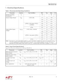 SI53312-B-GMR Datasheet Page 3