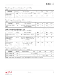 SI53312-B-GMR Datasheet Pagina 5