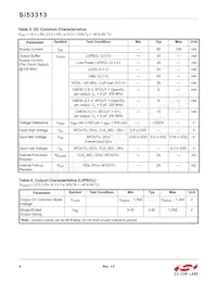 SI53313-B-GMR Datasheet Page 4