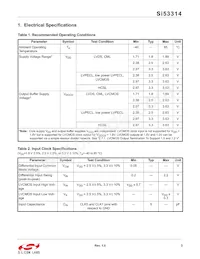 SI53314-B-GMR Datasheet Page 3