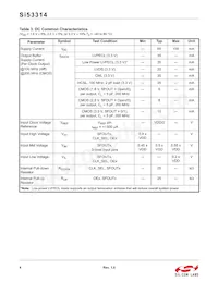 SI53314-B-GMR Datasheet Page 4