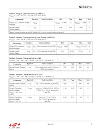 SI53314-B-GMR Datasheet Page 5