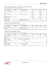 SI53315-B-GMR Datasheet Page 5