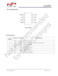SL2304NZZI-1ZT Datasheet Page 2