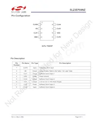 SL23EP04NZZI-1T Datasheet Page 2