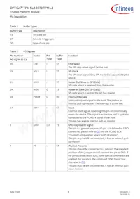 SLB9670VQ12FW641XUMA1 Datasheet Page 6