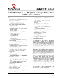 SST26VF016BEUI-104I/SN Datasheet Cover