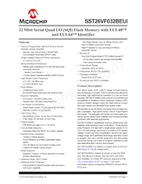 SST26VF032BEUI-104I/SM Datenblatt Cover