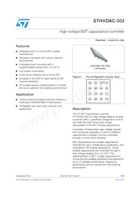 STHVDAC-303F6 Datasheet Cover