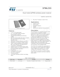 STWLC03JR Datasheet Cover