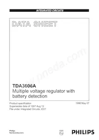 TDA3606AT/N1數據表 封面