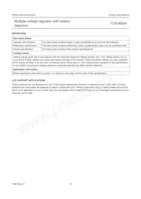 TDA3606AT/N1 Datasheet Pagina 13