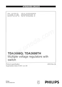 TDA3608TH/N3C Datenblatt Cover