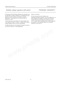 TDA3608TH/N3C Datasheet Page 19