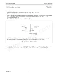 TDA3629/YWU Datasheet Page 9