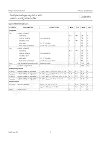 TDA3681ATH/N1C Datasheet Page 3