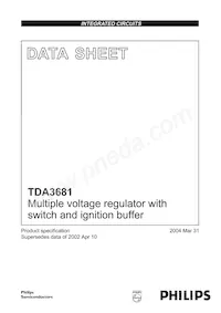 TDA3681J/N2C數據表 封面