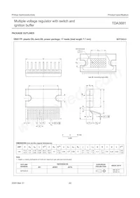TDA3681J/N2C Datasheet Page 22