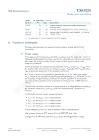 TDA8024T/C1 Datasheet Pagina 7