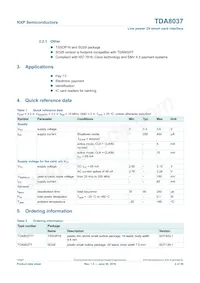 TDA8037T/C1J Datasheet Pagina 2