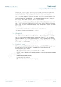 TDA8037T/C1J Datasheet Page 8