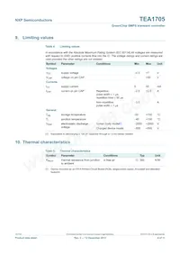 TEA1705/1R Datasheet Page 4