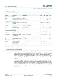 TEA1761T/N2 Datasheet Page 8