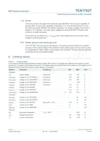 TEA1762T/N2 Datasheet Page 6