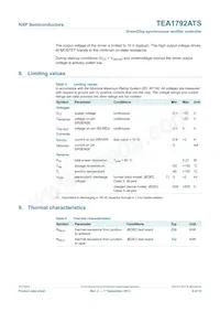 TEA1792ATS/1 Datasheet Page 6