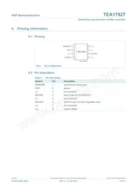 TEA1792T/N1 Datasheet Page 3