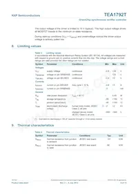 TEA1792T/N1 Datasheet Page 6