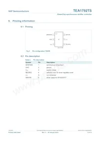 TEA1792TS/1 Datasheet Page 3