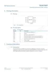 TEA1795T/N1 Datasheet Page 3