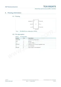TEA1892ATS/1X Datasheet Page 3