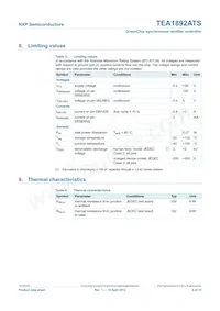 TEA1892ATS/1X Datasheet Page 6