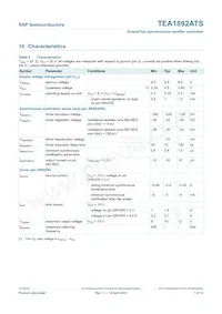 TEA1892ATS/1X Datasheet Page 7