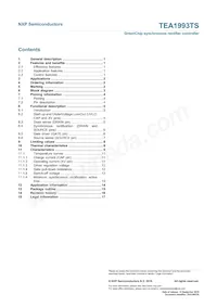 TEA1993TS/1X Datasheet Page 20