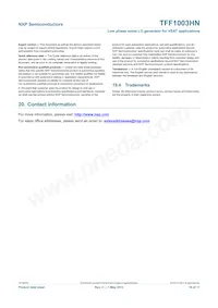 TFF1003HN/N1 Datasheet Page 16